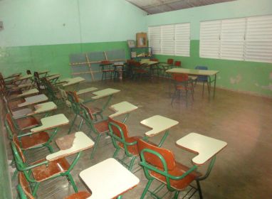 Aulas convertidas en consultorios