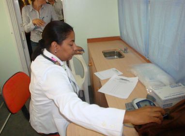 Medicos organizando, Operativo Medico El Pinal 2010